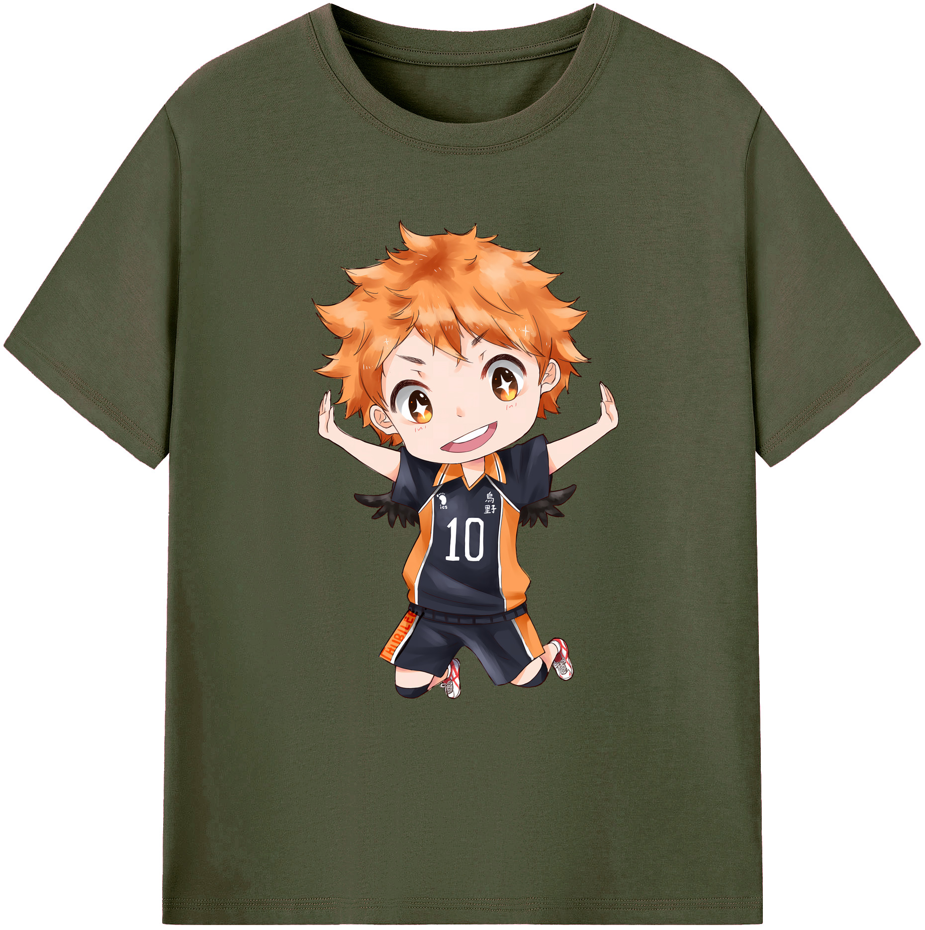 （画像用） ハイキュー!! Haikyu!! 綿100％ メンズ半袖Tシャツ｜肌触りやわらか＆通気性